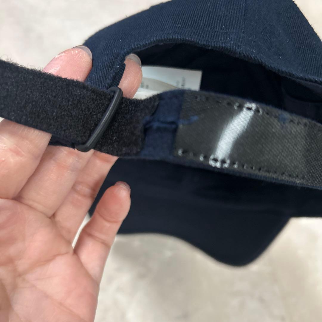 モンクレール　キッズM 54cm程度　ネイビー　キャップ