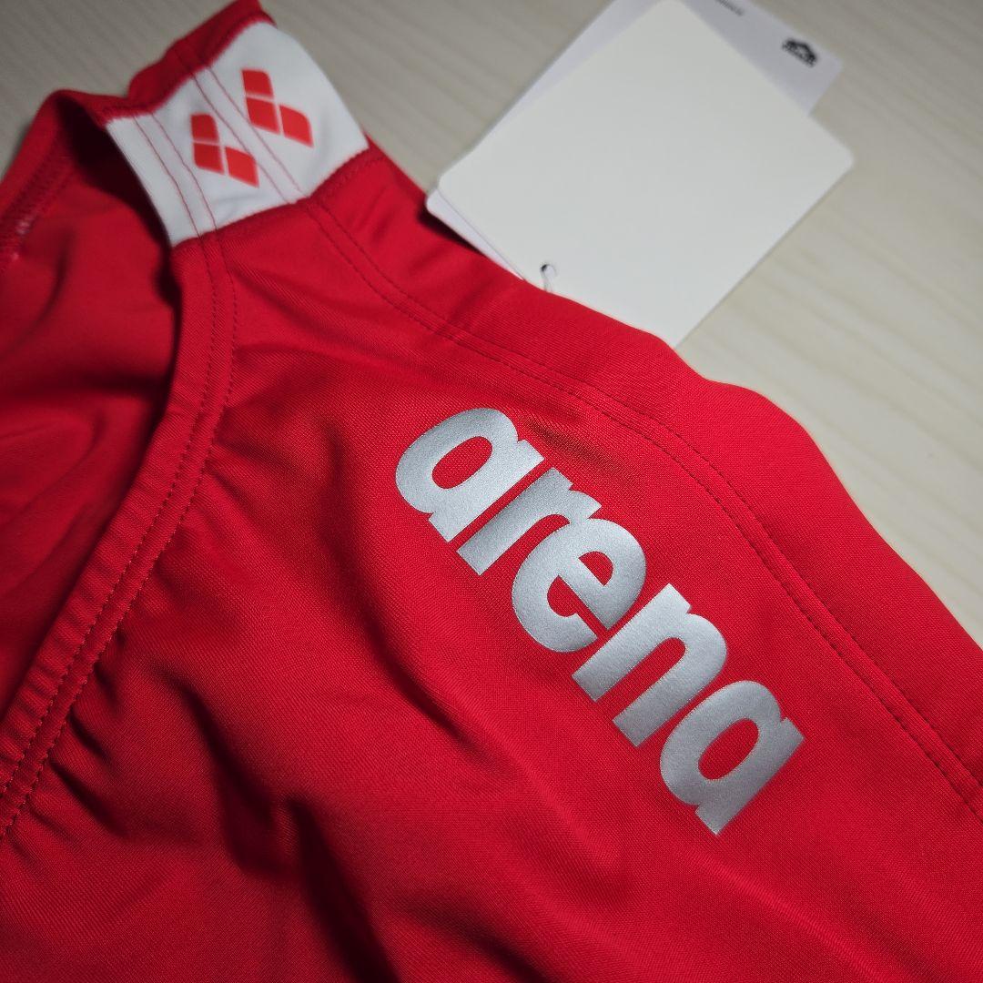 アリーナ　男性用競泳水着　Vパンツ　Mサイズ　レッド