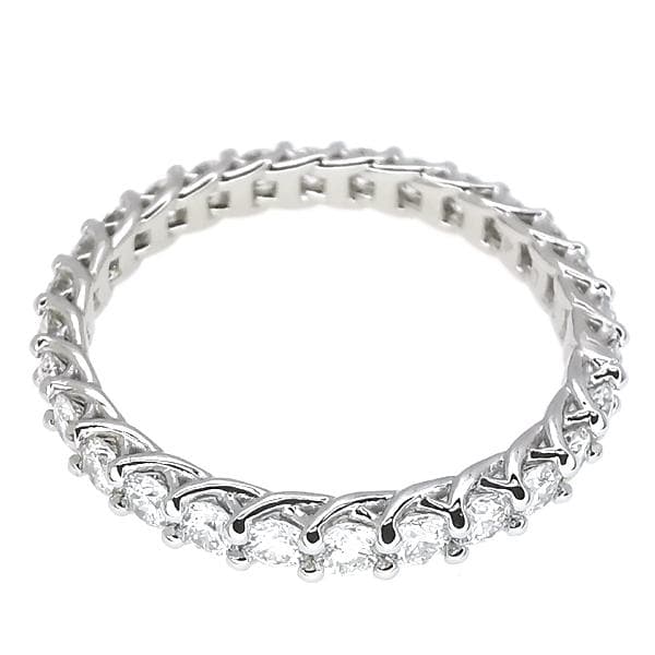 Pt ダイヤ リング 1.04ct フルエタニティ