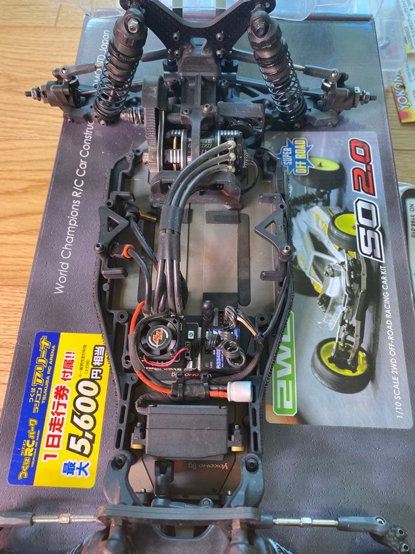 ヨコモ　SO2.0 メカ付　フタバ受信機付　オプション　スペアパーツ多数　バギー