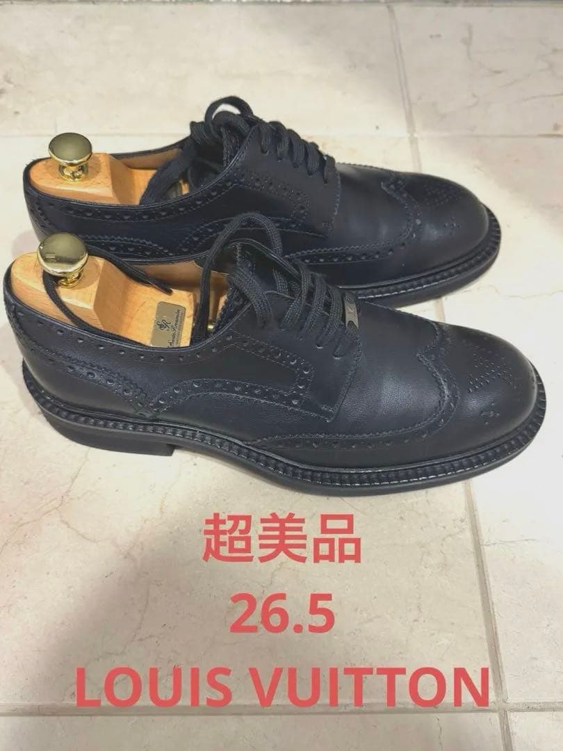 【超美品】LOUIS VUITTON ウイングチップ　ビジネスシューズ　26.5
