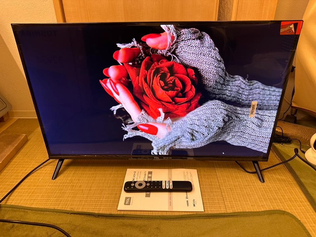 24年製新品並み！TCL 32S54H スマートテレビ　チューナーレス　32型