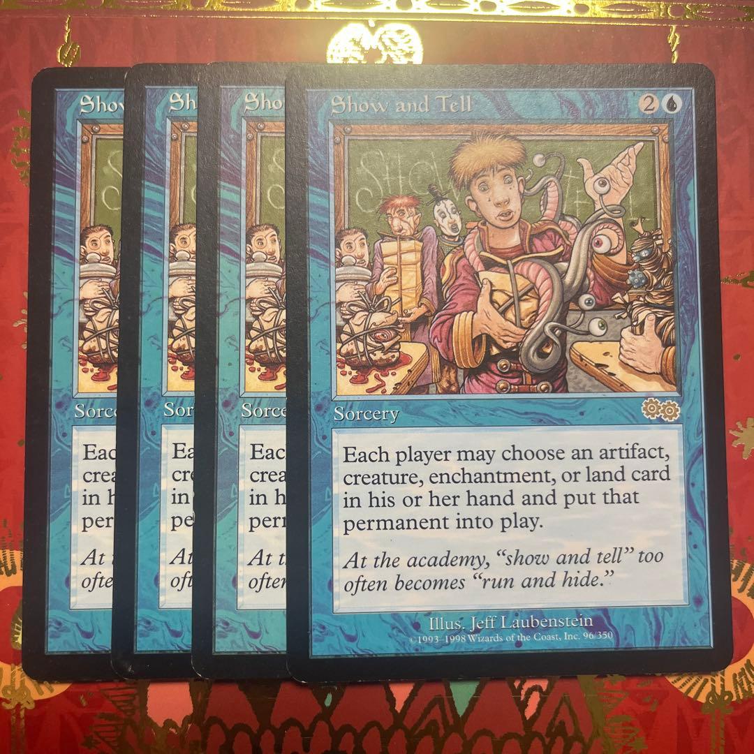 mtg 実物提示教育　４枚　英語