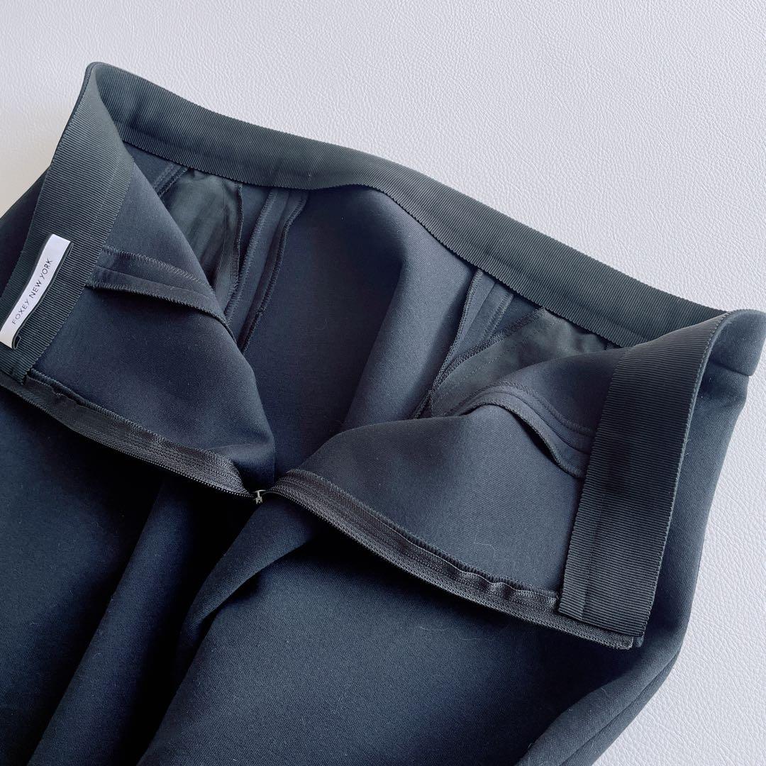 25AW✨希少サイズ✨FOXEY NEW YORK フレアスカート ブラック