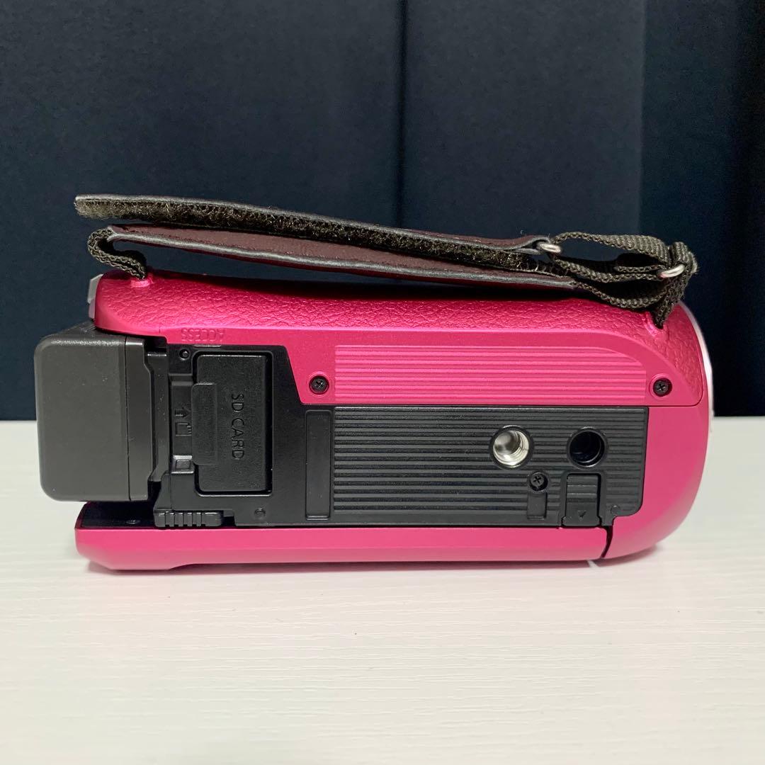 デジタルハイビジョンビデオカメラ ピンク Panasonic HC-W580M
