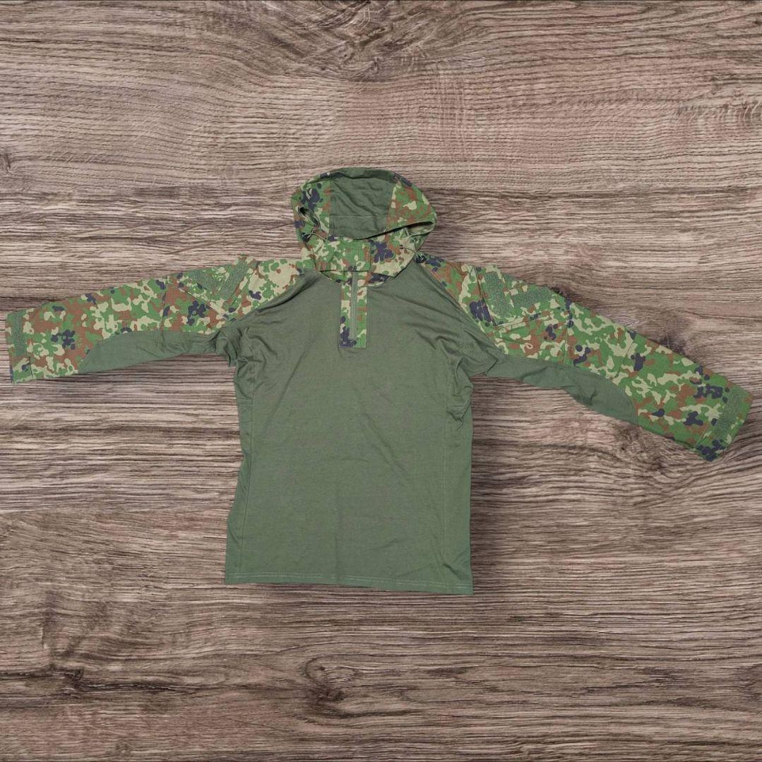 【美品】G3タイプ　コンバットシャツ 陸自迷彩　フード付き　XL