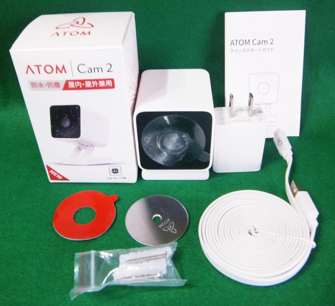 ★atom cam2 ネットワークカメラ　ペットカメラ　見守り　防犯cam 2