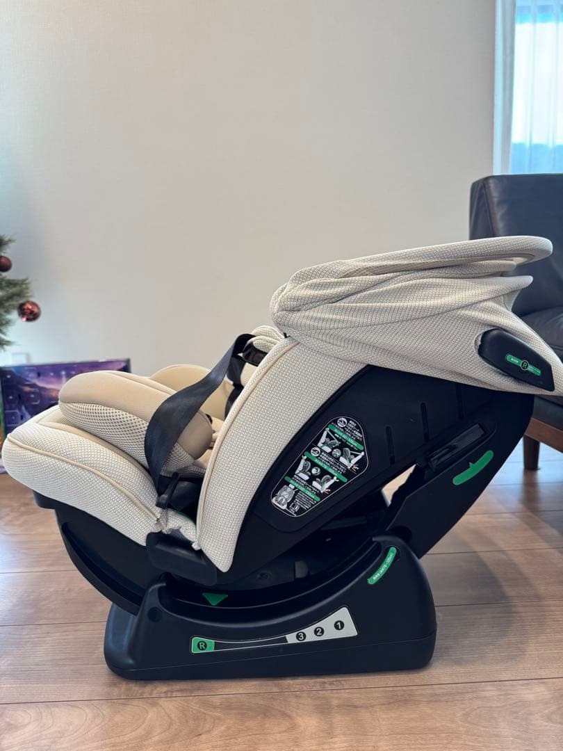 チャイルドシート クレイドル カルートロング 美品 保証書付き