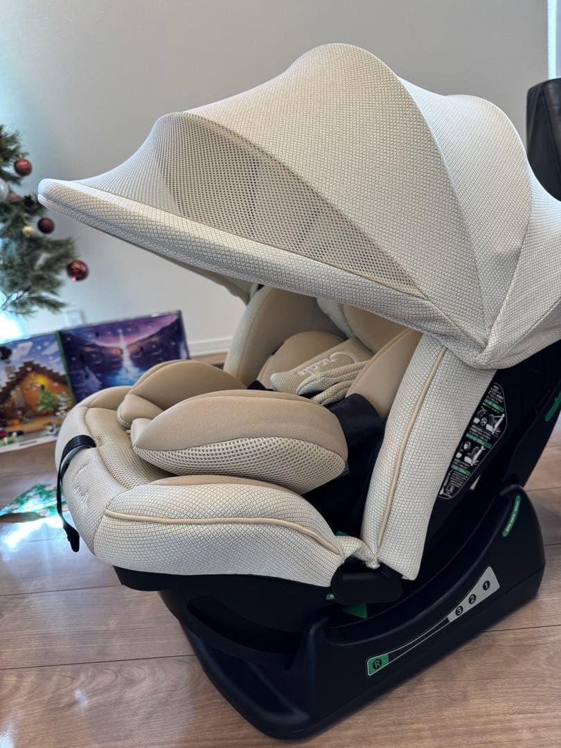 チャイルドシート クレイドル カルートロング 美品 保証書付き