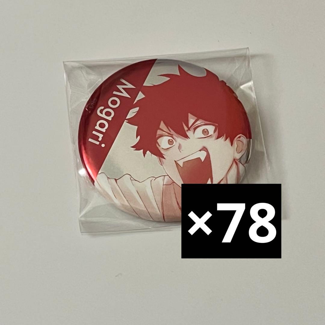 ファントムバスターズ ファボテリア メタル 缶バッジ 宍喰野虎落 78点セット