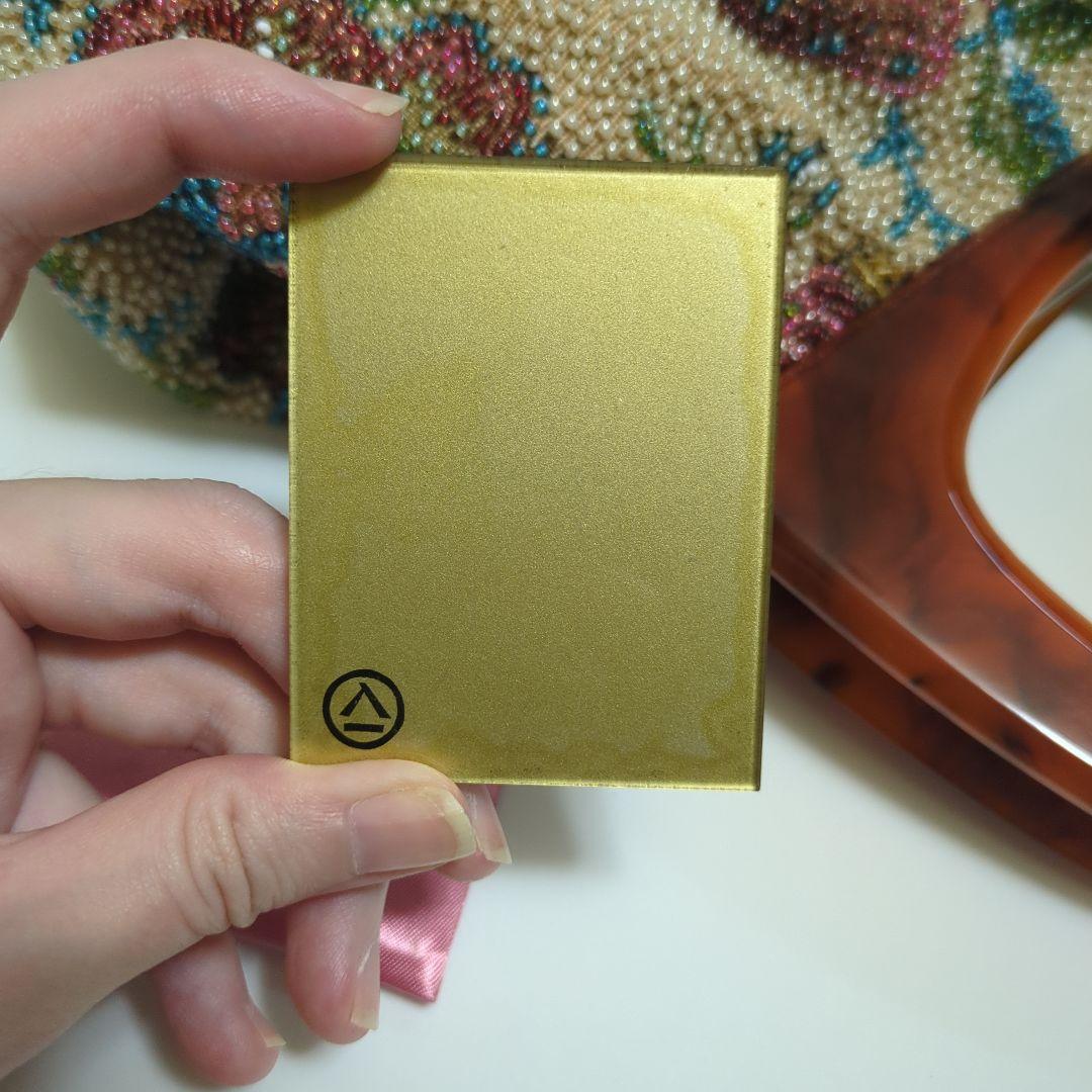 花柄刺繍ビーズバッグ　はしもと