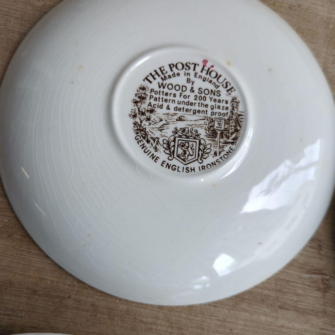 ヴィンテージ スープカップ&ソーサー 6セット イギリス製