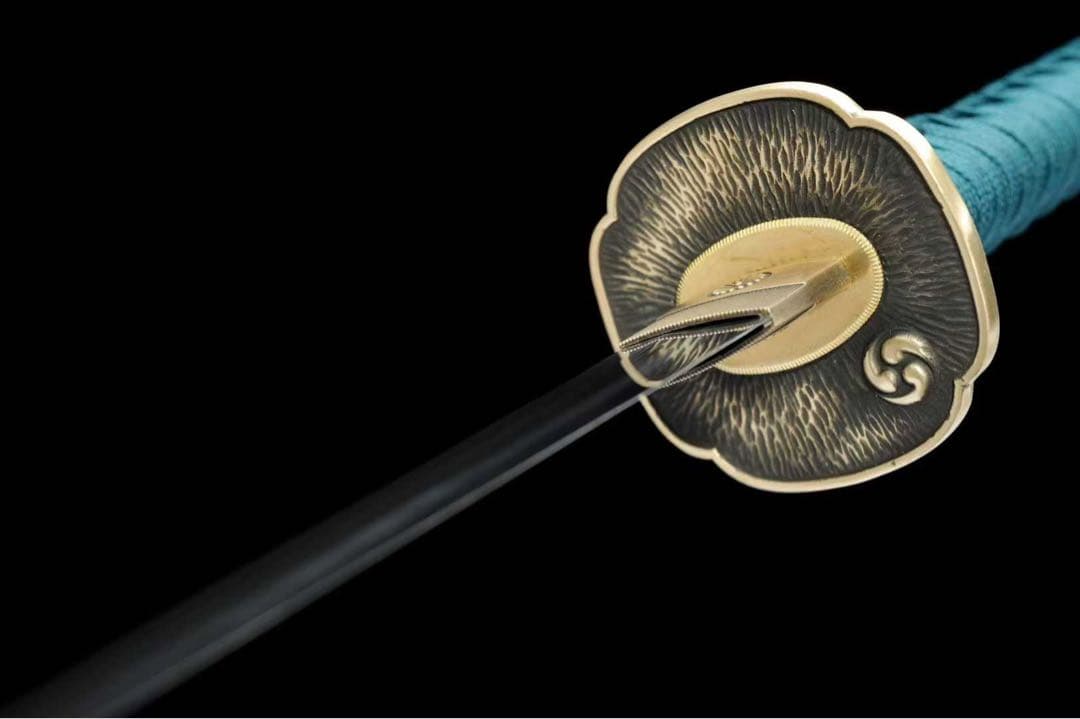 風袖打刀 漆木鞘下緒付 美術刀 刀装具 模擬刀 日本刀 模造刀 鑑賞用 武具