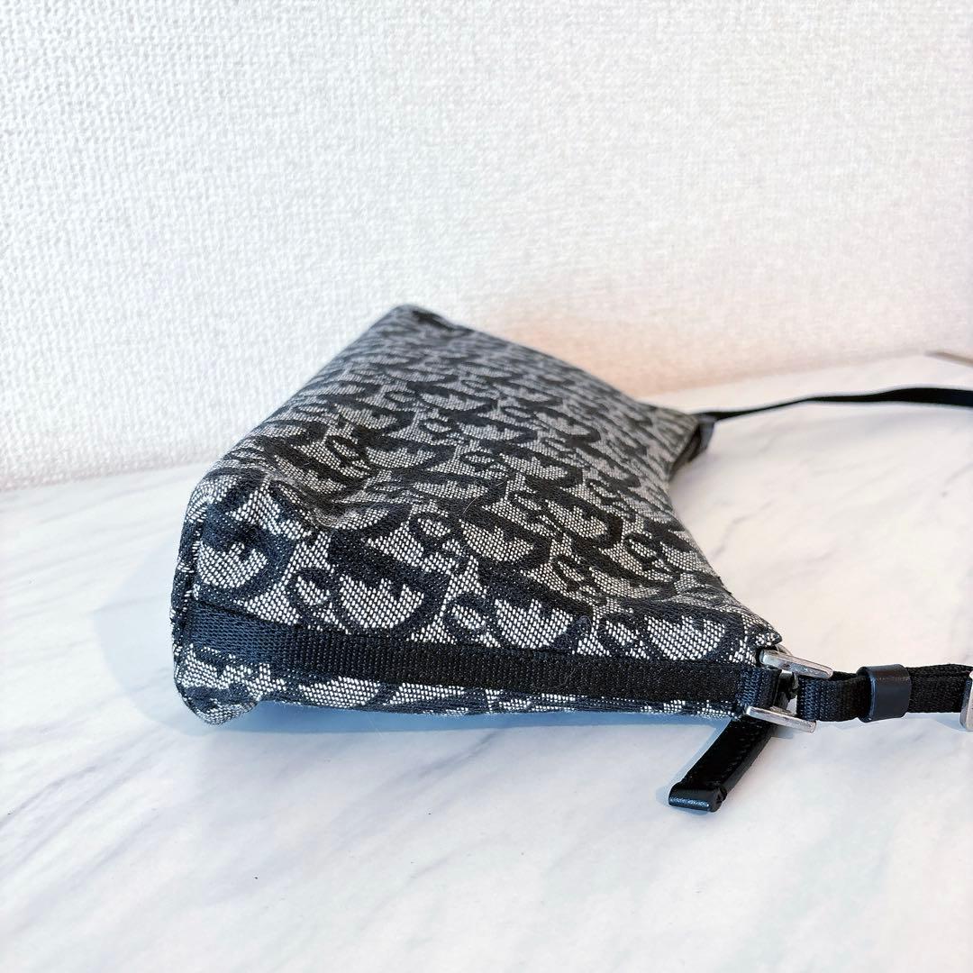 大人気 Dior ディオール 黒 トロッター ショルダーバッグ ミニバッグ