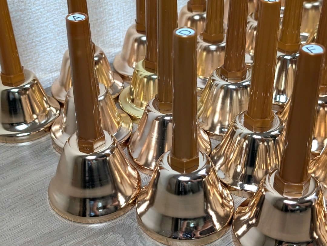 【現状品】ミュージックベル 23音 31本セット ハンドベル 内田洋行 ウチダ