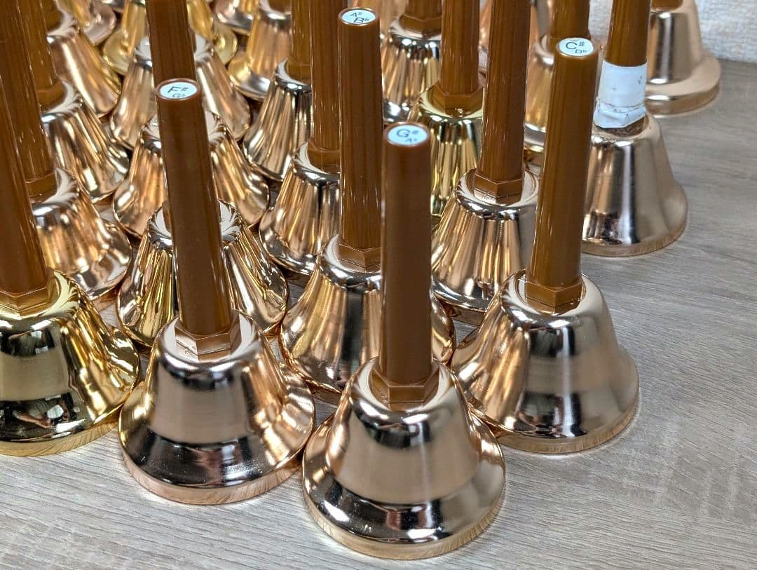 【現状品】ミュージックベル 23音 31本セット ハンドベル 内田洋行 ウチダ