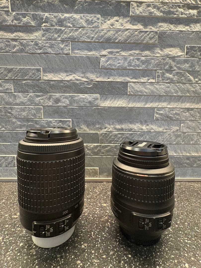 Nikon 望遠レンズAF-S2本セット18-55mm. 55-200mm