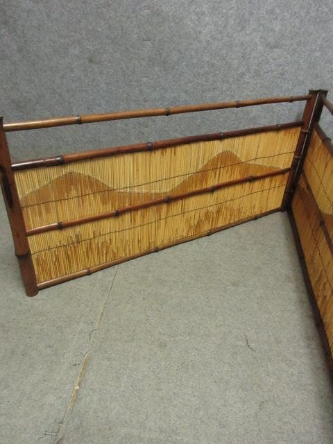 竹峰作銘竹遠山図風炉先屏風 [B25479]