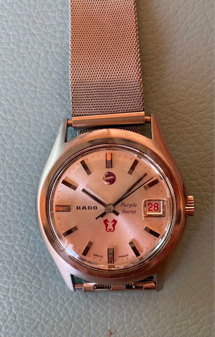 RADO Purple Horse 11794 1970年代 極美品 自動巻時計
