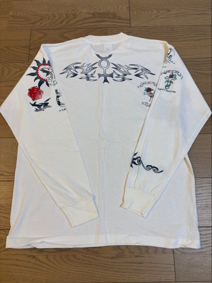 トップス 90s Dennis Rodman tattoo LS greatland