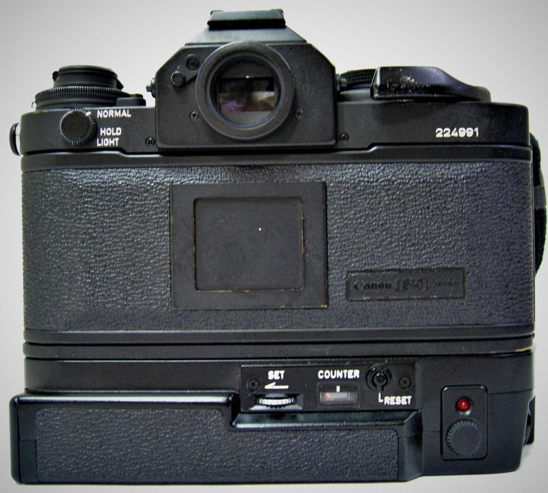 美品アンティーク キャノン NEW F-1 FD 85mm F1.8ワインダー付