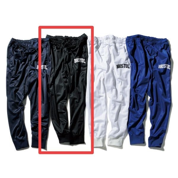 【稀少・Lサイズ】 ブリストル　サルエルメッシュパンツ　ブラック