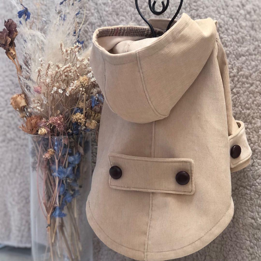 ハンドメイド　ダッフルコート　オーダー小型犬