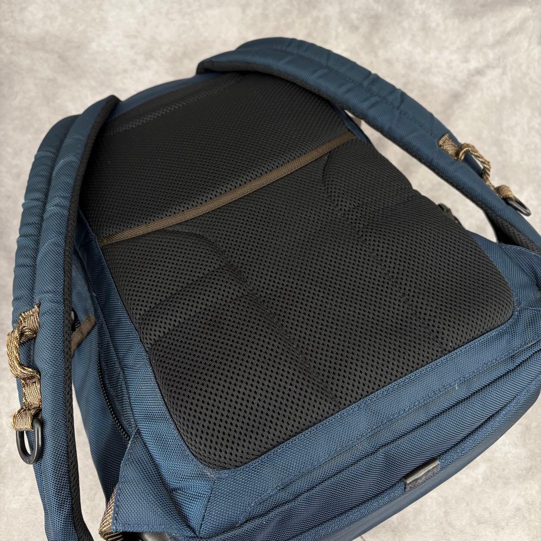 【美品✨】トゥミ バックパック リュックサック ビジネス レザー ネイビー 紺