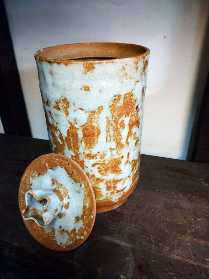 益子焼 水指 茶道.