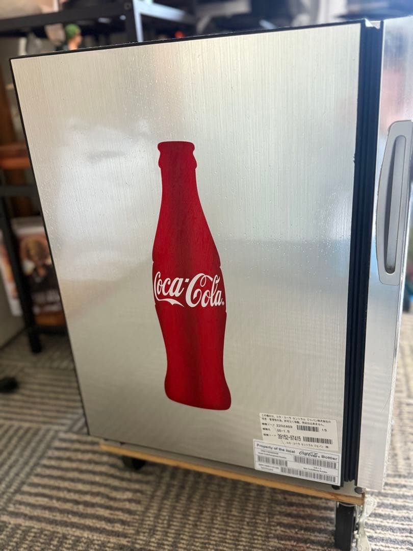 Coca-Cola 冷蔵庫 ステンレス