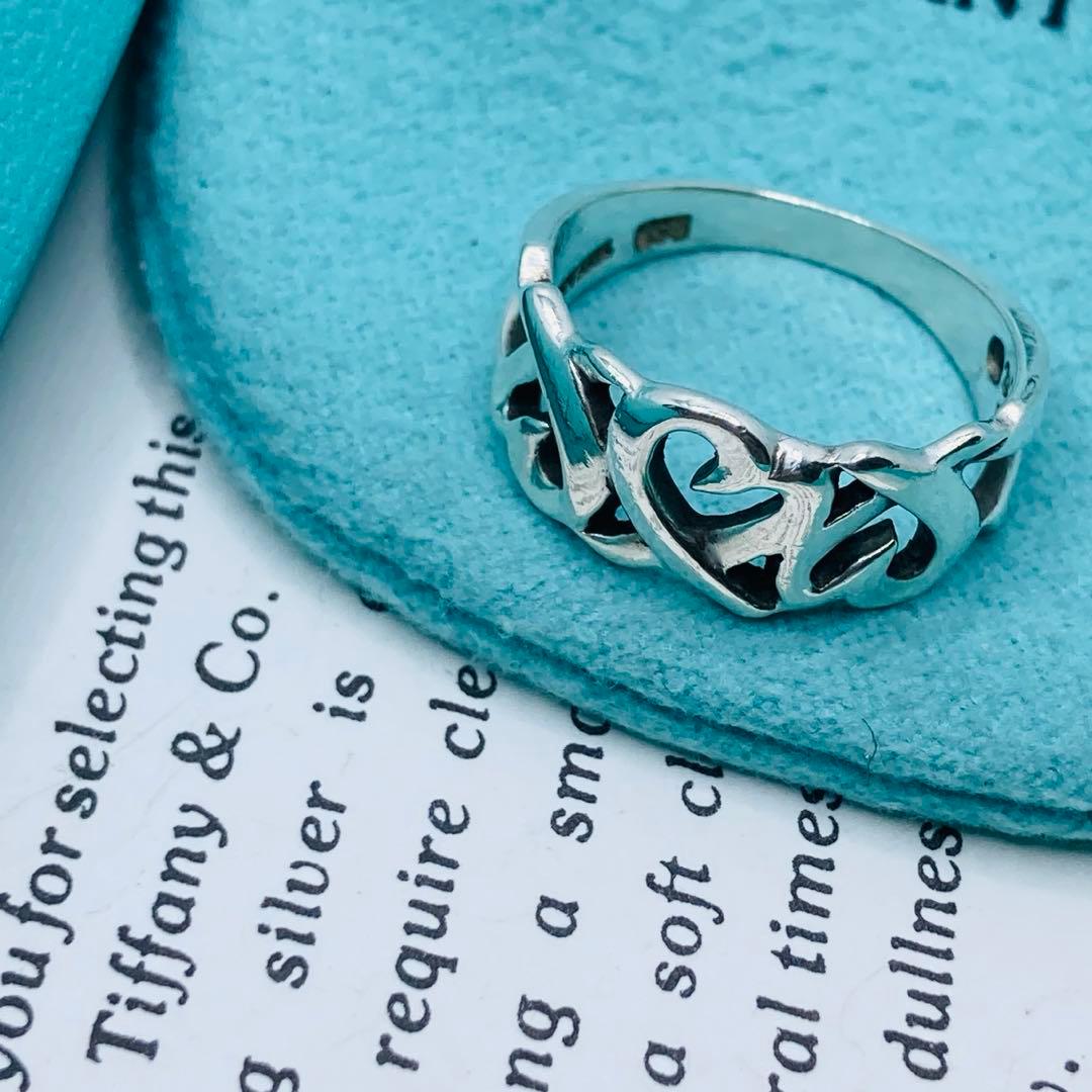 極美品✨ ティファニー リング パロマピカソ ラビングハート AG925 #12