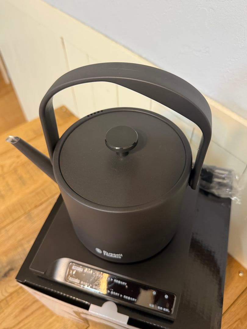 新品 ラッセルホブス Tケトル ブラック 7106JP-BK