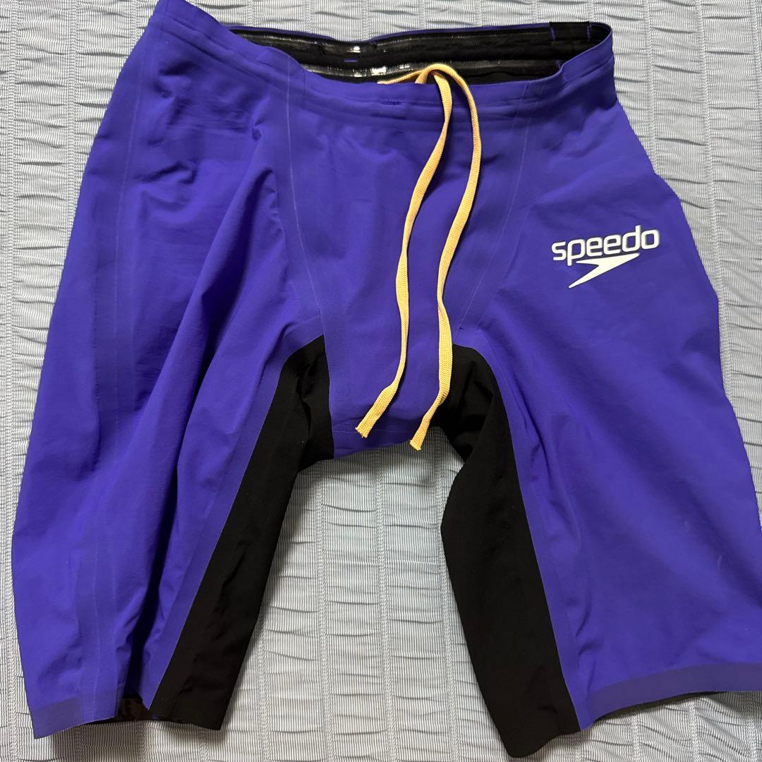 Speedo 競泳水着 紫/黒　24 Mサイズ