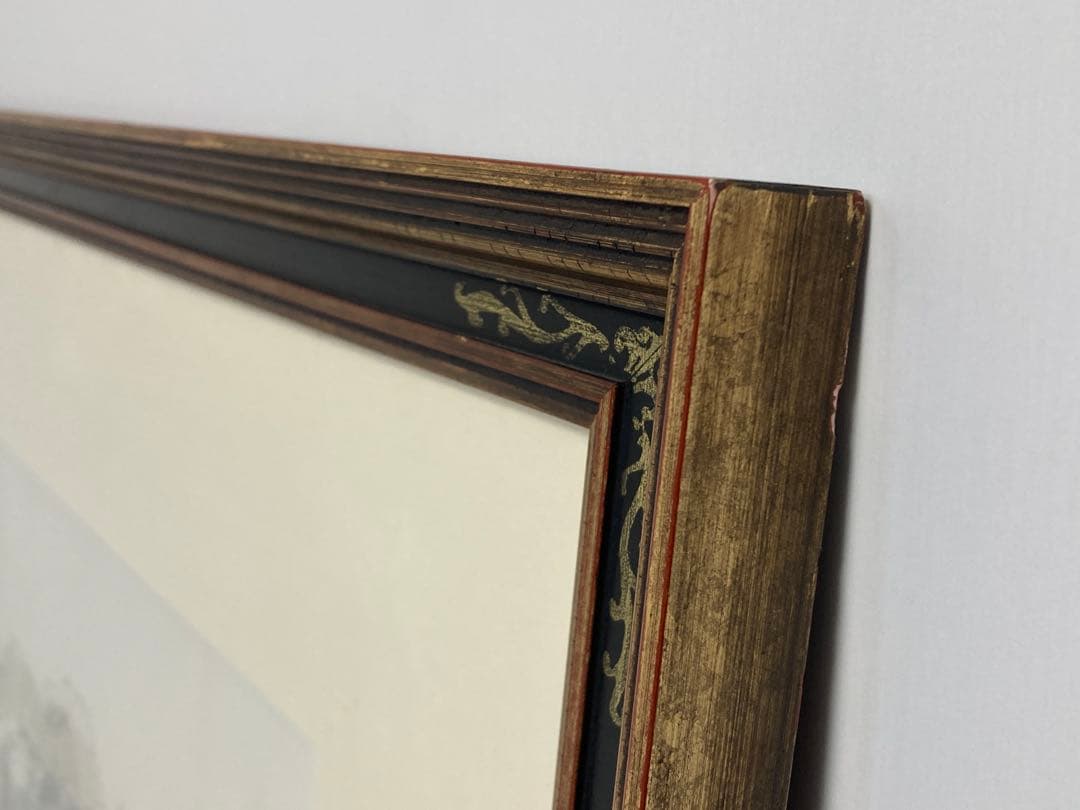 芝田米三　リトグラフ　肩にぶどう