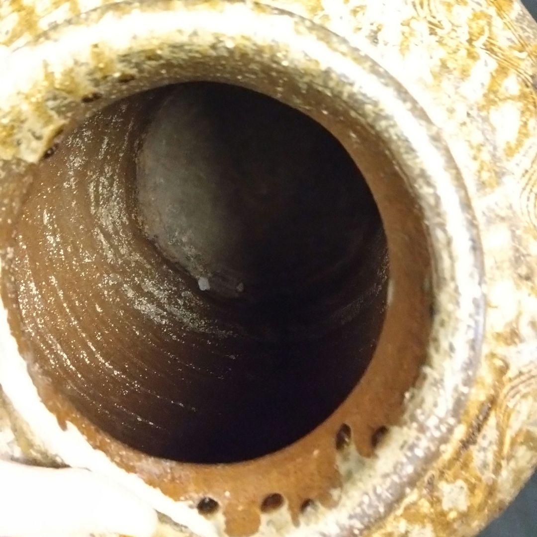 出来最高 備前 古備前 櫛目直線波状文 桂又三郎鑑定書 玉垂れ壷 窯変 室町初期