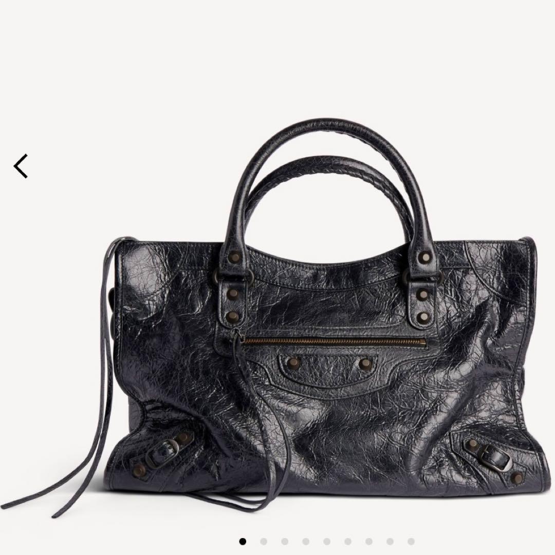 使用3回程度　バレンシアガ　Le City バッグ ミディアム ブラック