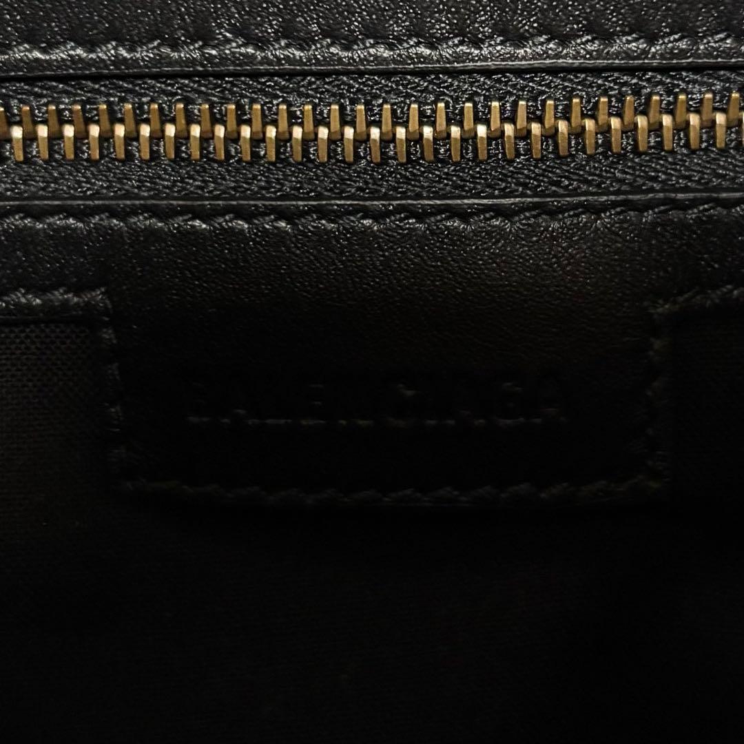 使用3回程度　バレンシアガ　Le City バッグ ミディアム ブラック