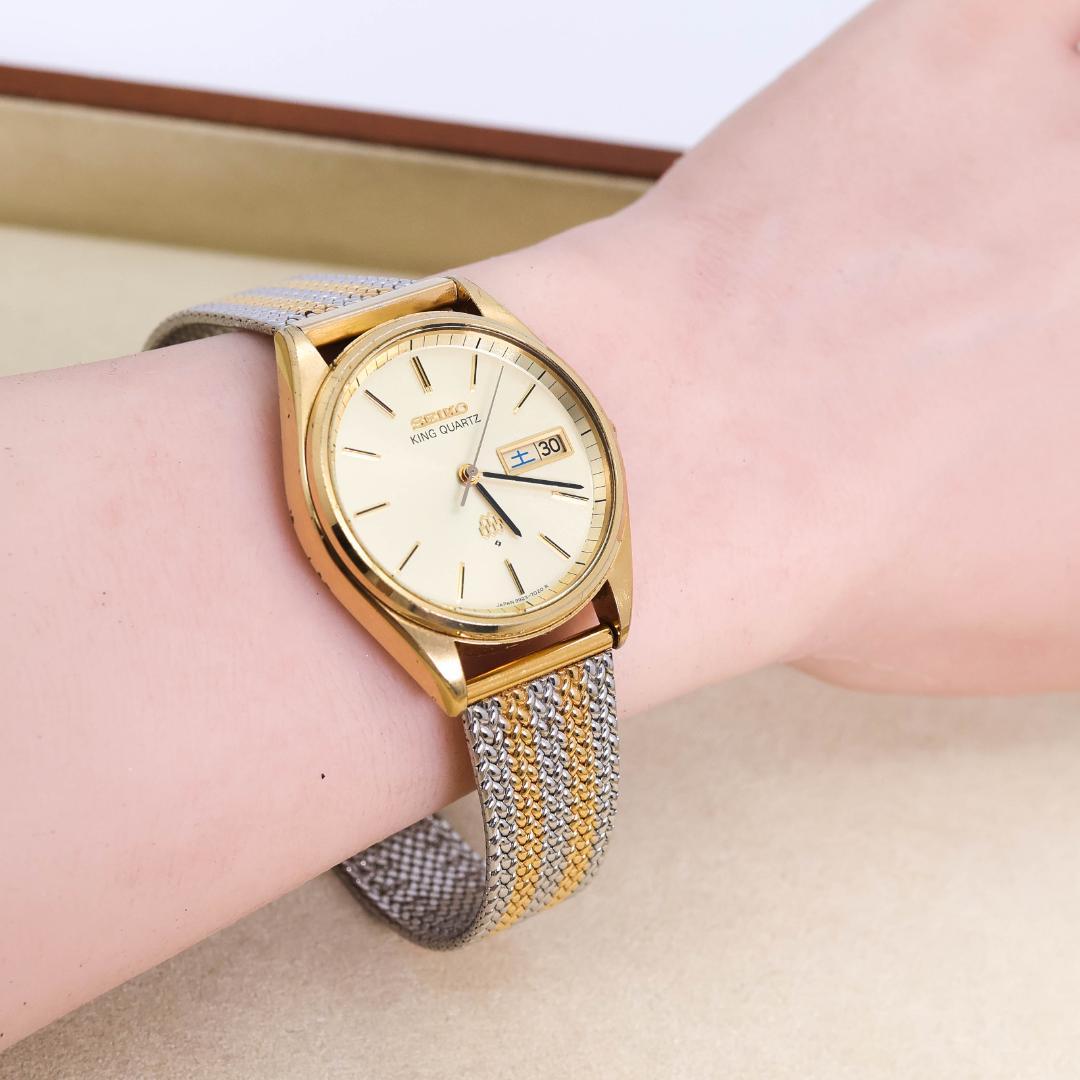 稼働 SEIKO KING QUARTZ 腕時計 デイデイト SGP 2087