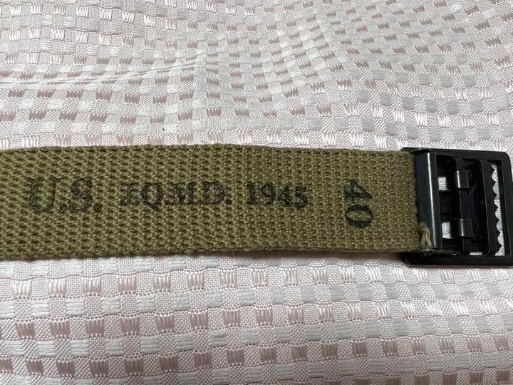 米軍 実物 M1937 ウエストベルト カーキ