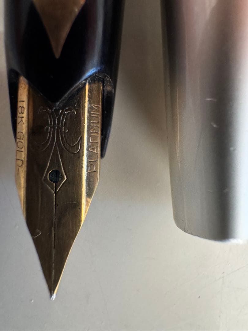 プラチナ PLATINUM 万年筆 18K 2本