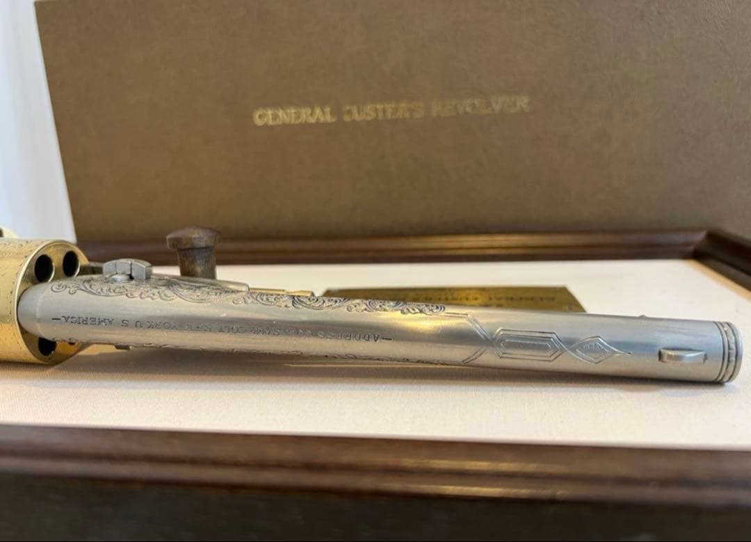 フランクリンミント　額付き カスター将軍のレボルバー