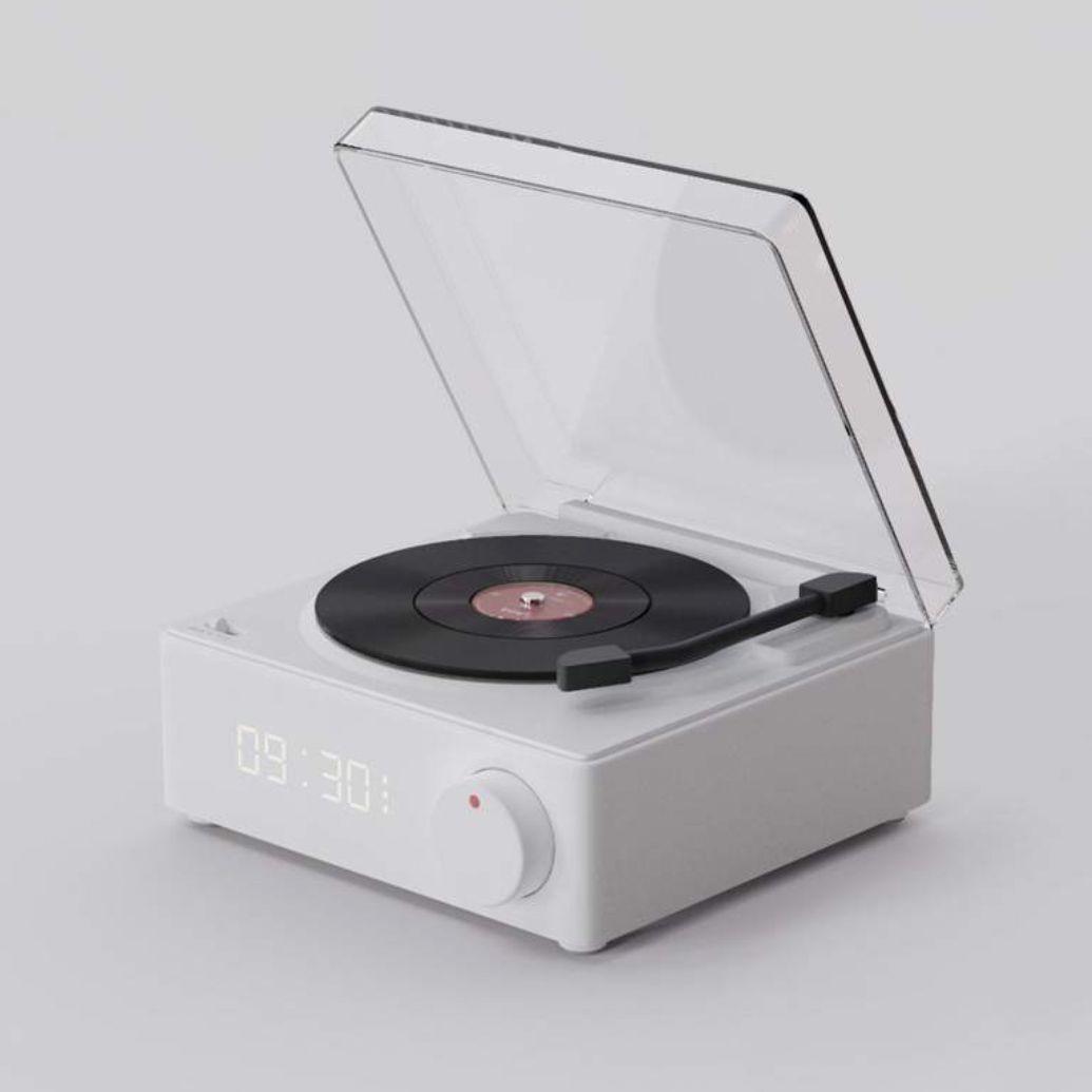 レコードプレーヤー Bluetooth ホワイト レトロ【新品】