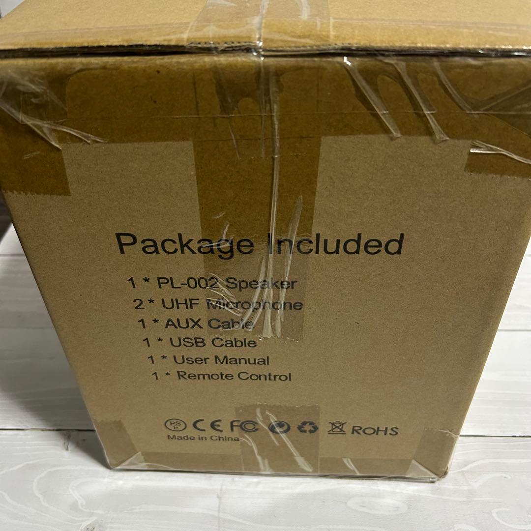 【新品】ワイヤレス カラオケセット マイク2本付き リモコン付き パーティー