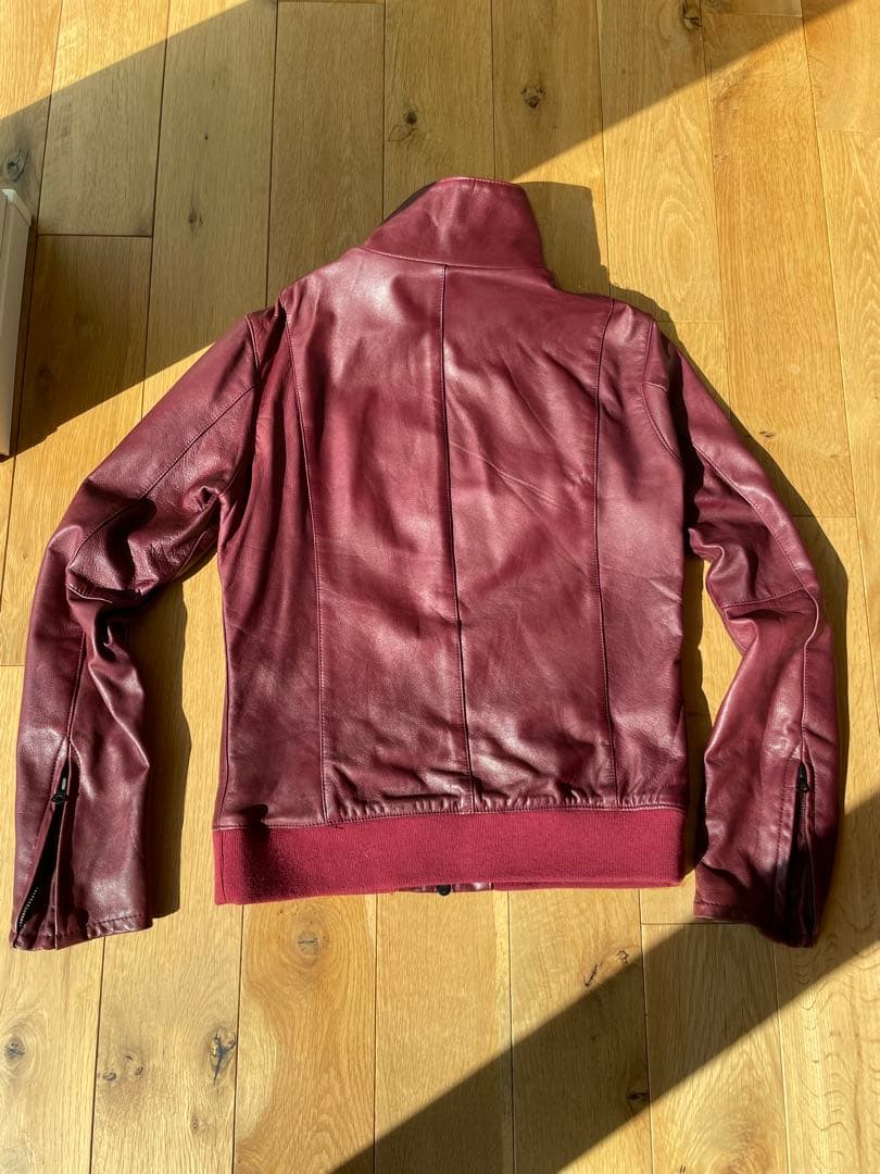 メンズ レザージャケット 牛革　サイズ40