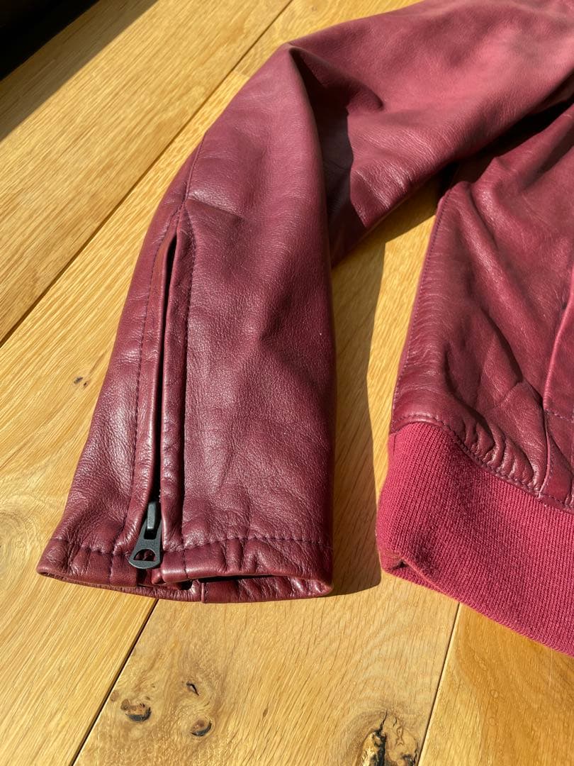 メンズ レザージャケット 牛革　サイズ40