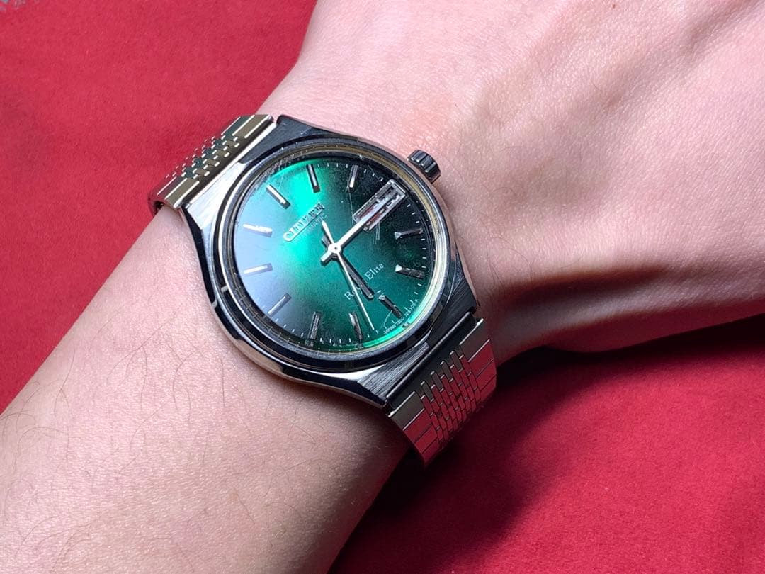 ⭐️OH済⭐️超希少⭐️シチズン　ロイヤルエリート36000　自動巻きメンズ腕時計