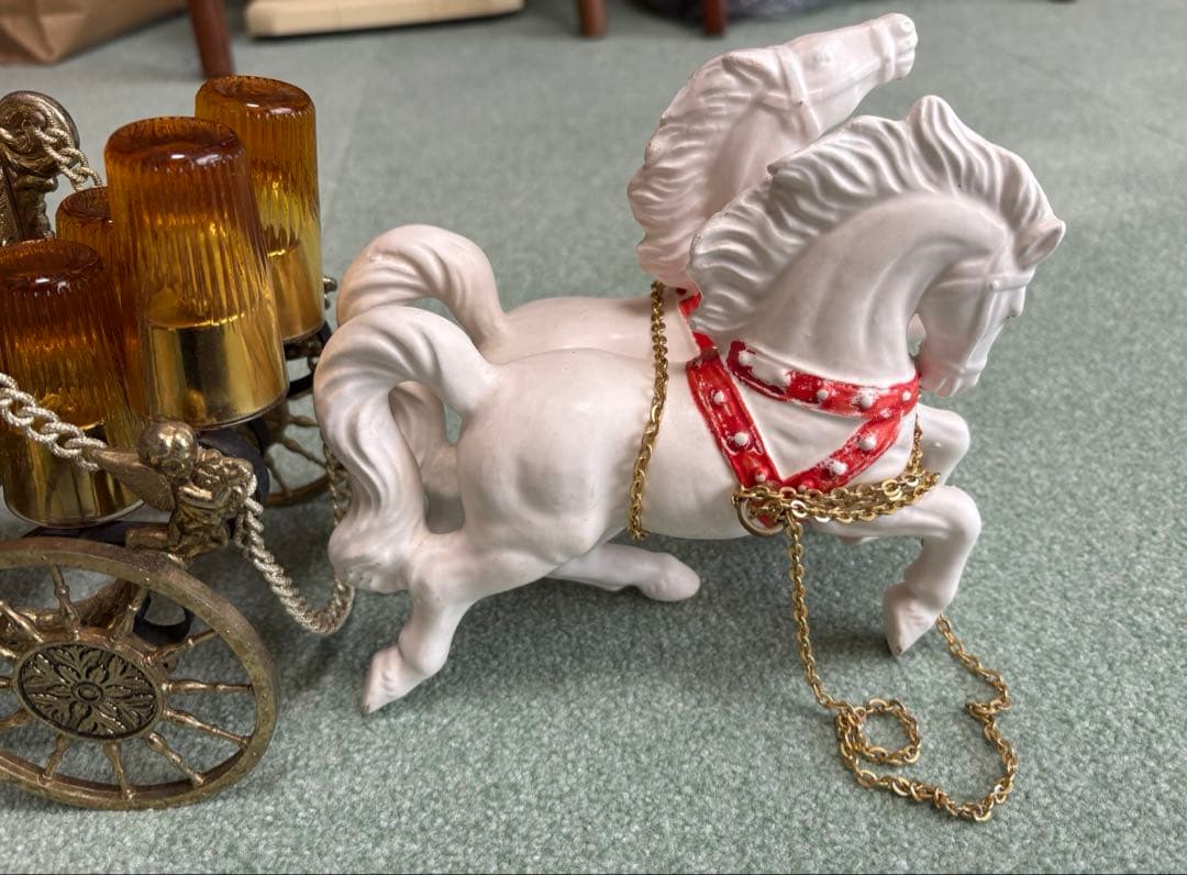 レトロな馬車型デキャンタセット