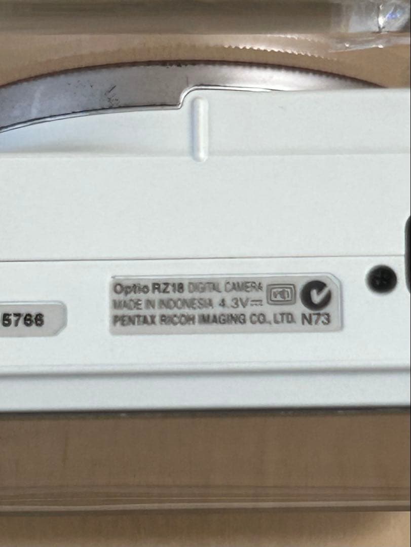 PENTAX デジタルカメラ Optio RZ18(パールホワイト)