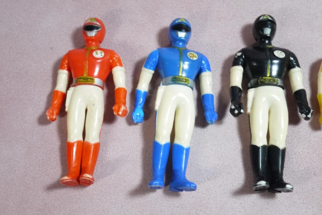 ポピー　スーパー戦隊　ダイナマン　5体　ソフビ