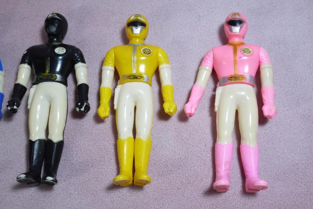 ポピー　スーパー戦隊　ダイナマン　5体　ソフビ